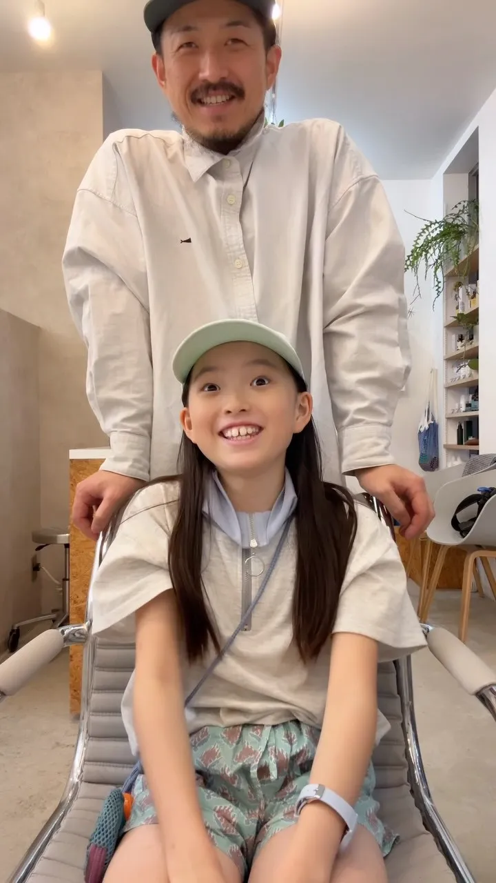 青(娘9歳)LONGからの人生初BOB✂︎
